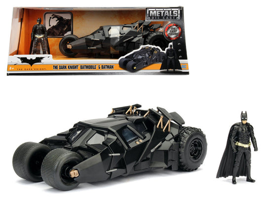 2008 "The Dark Knight" Tumbler Batmobile with Batman Diecast Figurine 1/24 Diecast Model Car