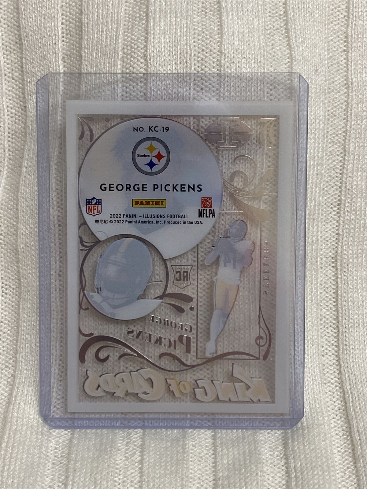 2022 Illusions George Pickens King Of Cards RC