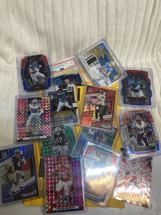 NFL/NBA/MLB 3 SPORT MYSTERY PACK GUARANTEED HIT IN EVERY PACK GREAT VALUE READ