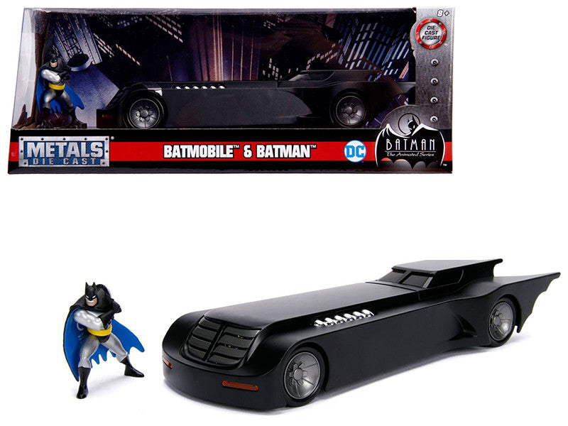 Batmobile with Batman Diecast Figure "Animated Series" DC Comics Series 1/24 Diecast Model Car